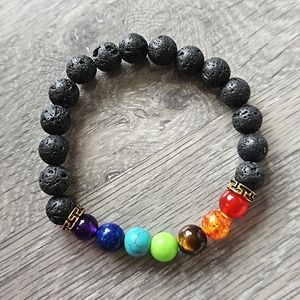 NEW! LAVA STONE SPIRITUAL BRACELET
